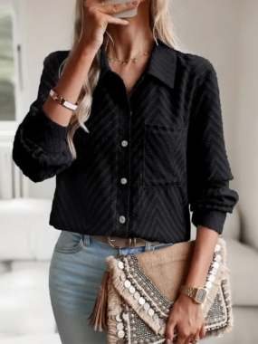 Patterned Classic Blouse