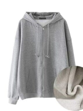 Terry Knit Hooded Jacket