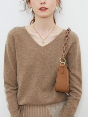 V-Neck Cashmere Sweater