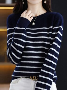 Striped Merino Wool Sweater