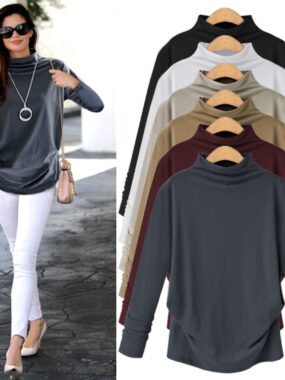 Loose Bodice and Fitted Sleeves Top