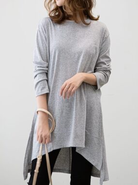 Long Swing Tunic Top for Women