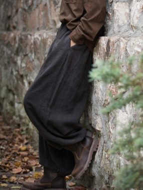 Summer Ramie Linen Distressed Loose Fit Pants