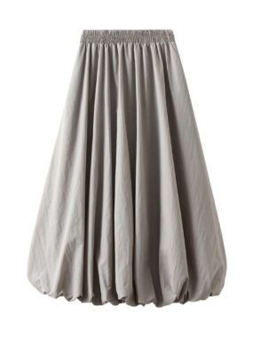 Latern Double Layered Midi Skirt
