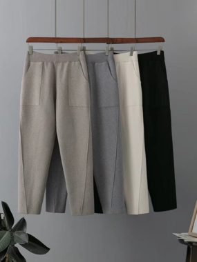 Thick Viscose Casual Harem Pants