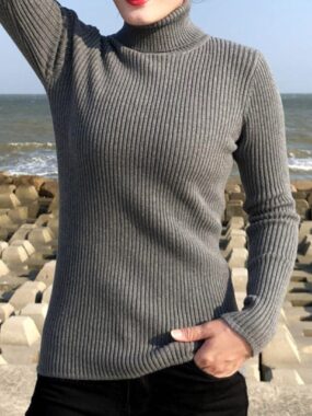 Slim Fit Turtleneck Sweater