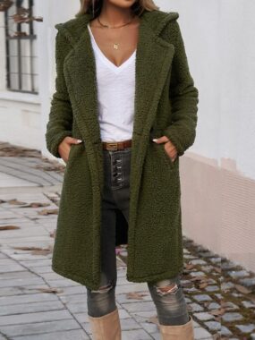 Sherpa Fleece Hooded Jacket