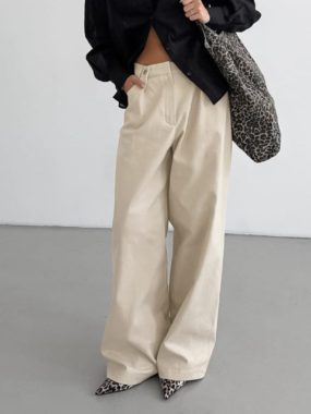 High Waist Wide Leg Pants