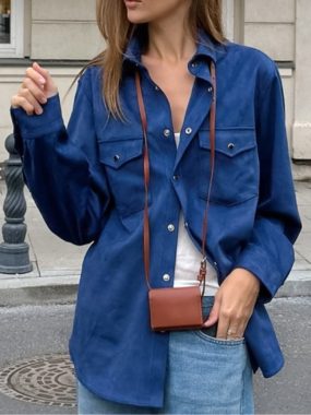 Dropped Shoulder Sleeve Jacket