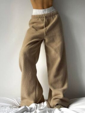 Fleece Casual Thick Pants