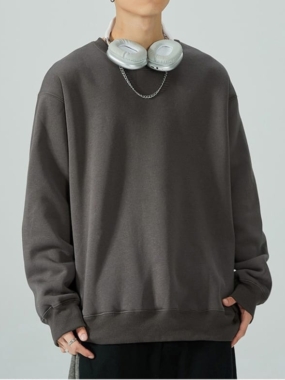 Fleeced Winter Round Neck Pullover