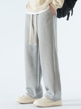Loose Fit Solid Color Sweatpants