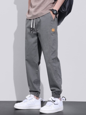 Spring Casual Cotton Jogger Pants