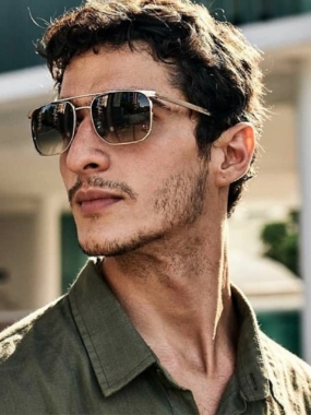 Men's Square Frame Sunglasses
