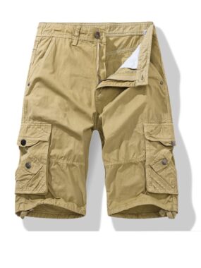 Casual Pure Cotton Cargo Shorts