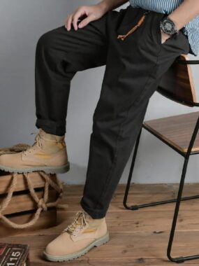 Loose Pencil Fit Classic Pants