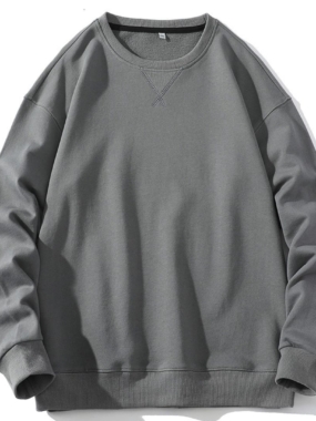 Long Sleeve Round Neck Sweatshirt