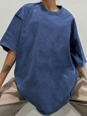 Washed Loose Cotton T-shirt