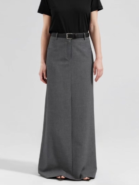 Floor Length Maxi Suit Skirt