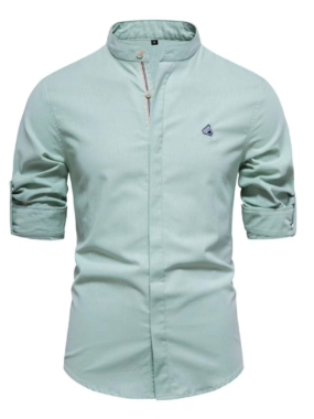 Spring Long Sleeve Slim Fit Shirt