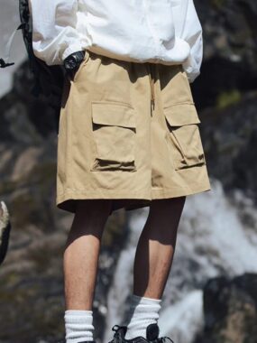 Loose Fit Multi Pocket Cargo Shorts