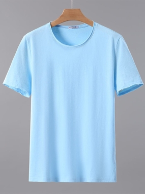 Basic Casual Round Neck Tee