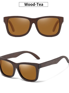 Men's Wood Polarised Sunglasses