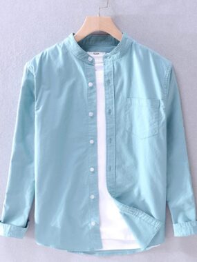 Pure Oxford Cotton Long Sleeve Shirt