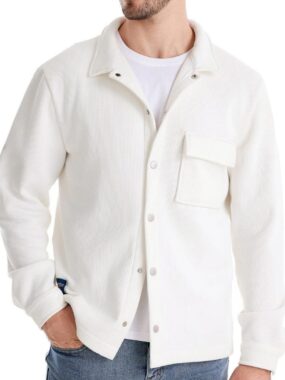 Thick Long-sleeved Jacket with Chest Pocket