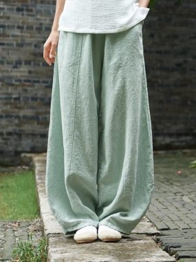 Ramie Bloomers Loose Bohemian Pants
