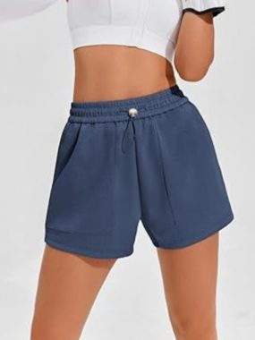 Comfy Shorts with Front Square Pockets