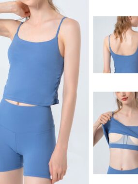 Suspender Top with Chest Cup