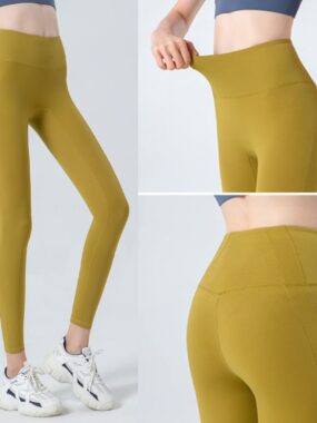 High Elastic Waist Cropped Leggings