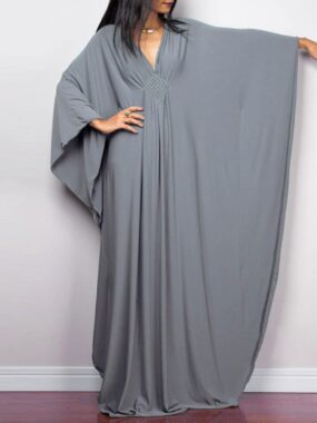 Beach V-Neck Robe Dress Tunic