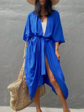 Loose Soft Comfy Robe with Belt