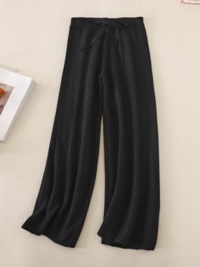 All Season Knitted Loose Fit Casual Pants