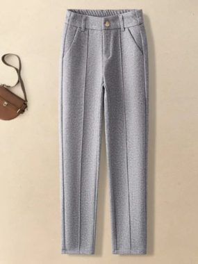 Fleeced Multi-Wear Classic Pencil Trousers