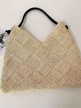 Bohemian Weaved Wicker Shoulder Bag