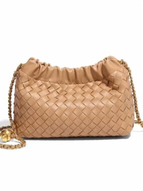 Woven Bag with Chain Strap