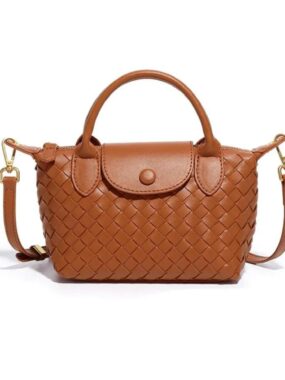 Mini Weaved Bucket Crossbag