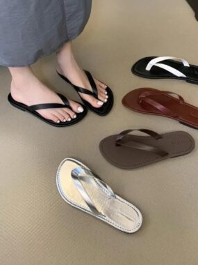 Genuine Leather Classic Flip Flop