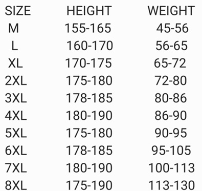 Size Guide