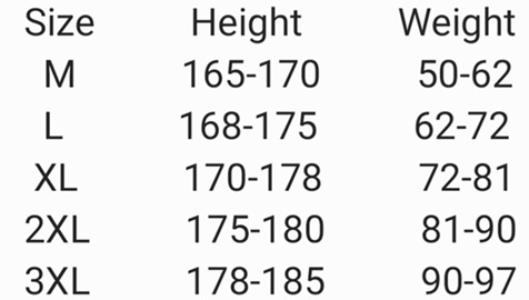 Size Guide