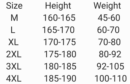 Size Guide