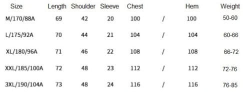 Size Guide