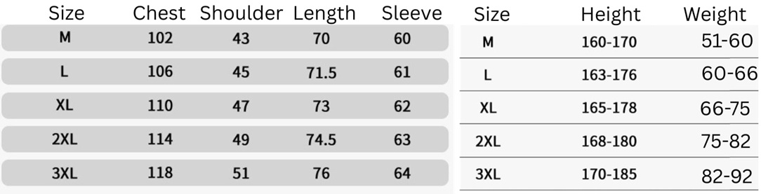Size Guide