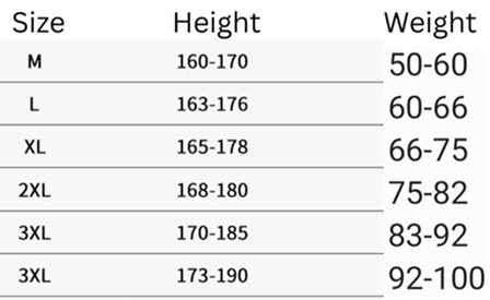 Size Guide
