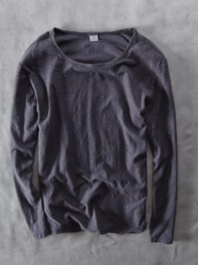 Pure Cotton Long Sleeve T-shirt