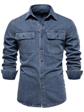 Autumn Pure Cotton Denim Jacket