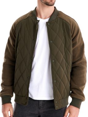 Winter Thick Men's Padded Lattice Jacket